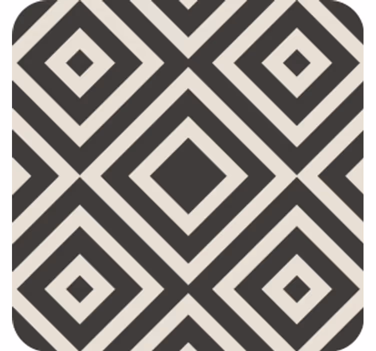 Geometric form investigation coasters - TenStickers