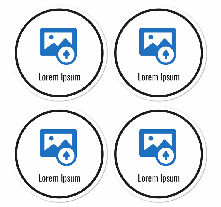 QR code menu drink coaster - TenStickers