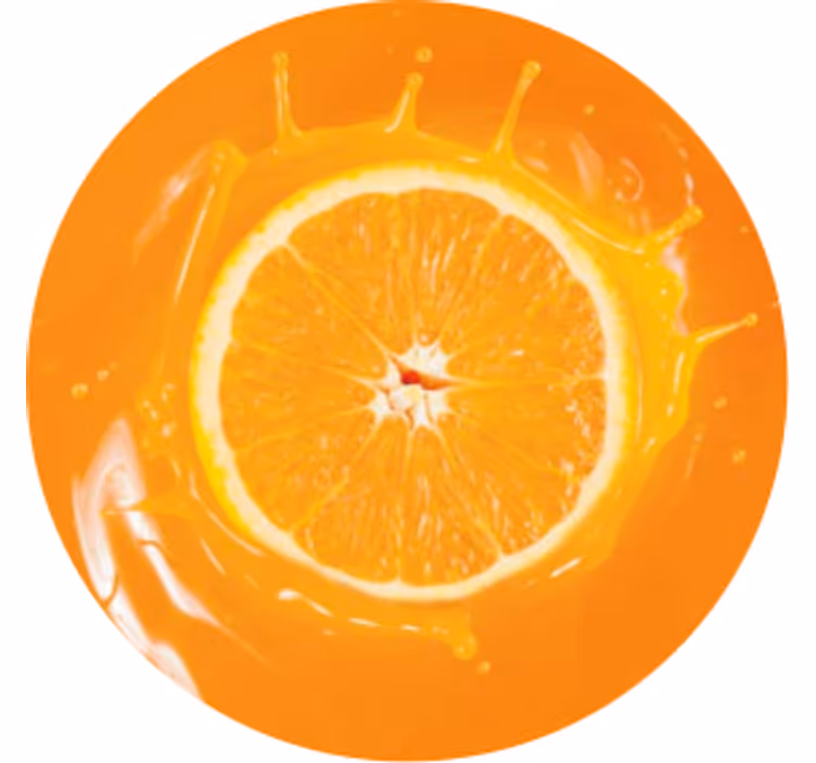 Orange juice texture coasters - TenStickers