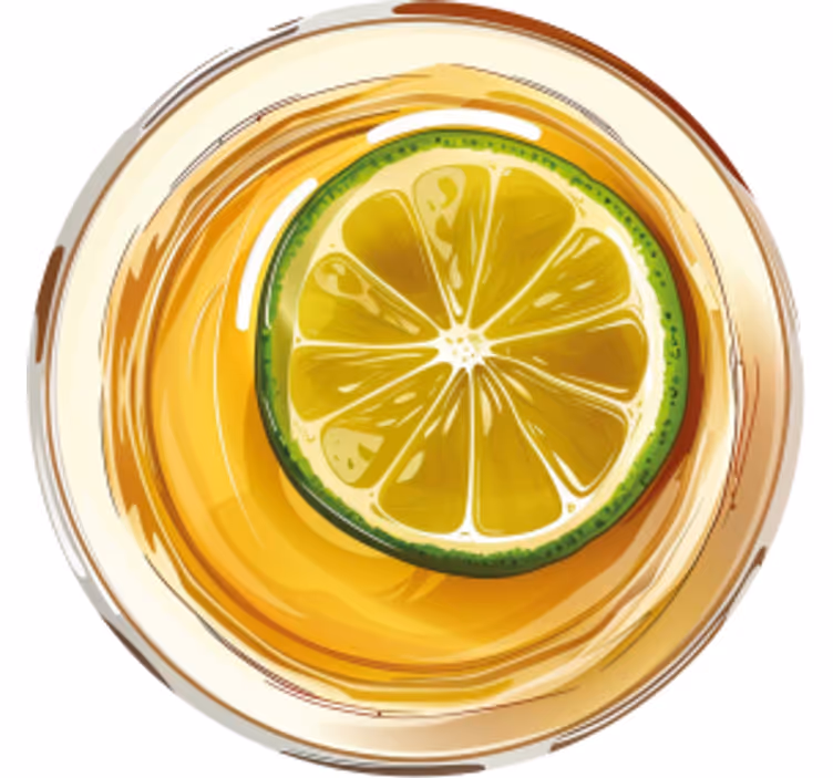 Tequila texture drink coasters - TenStickers