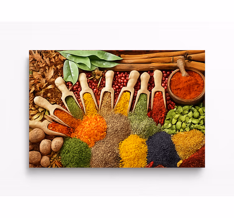 Realistic spices design kitchen prints - TenStickers