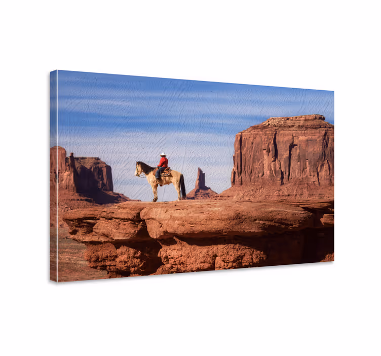 Horse wall art wild west grand canyon horse painting - TenStickers