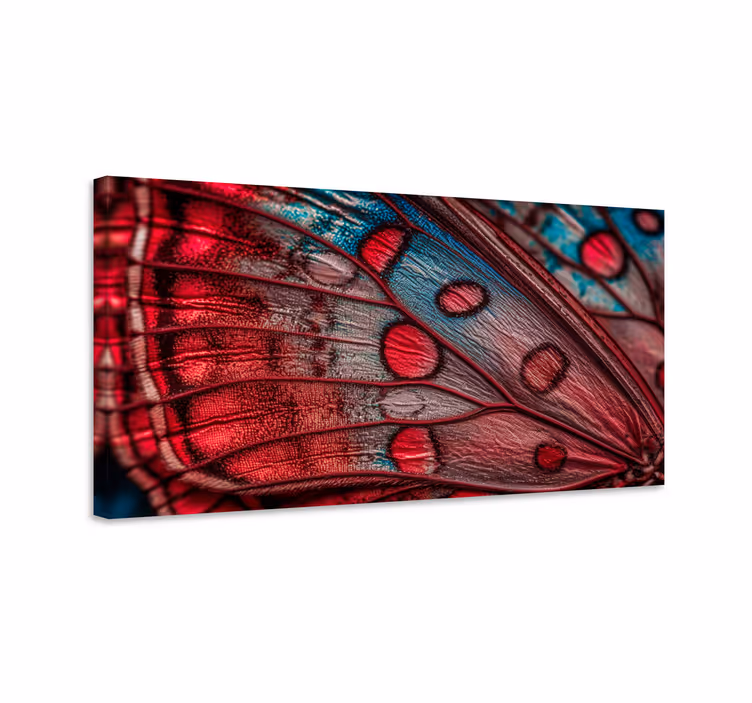 Butterfly canvas butterfly wing art print - TenStickers