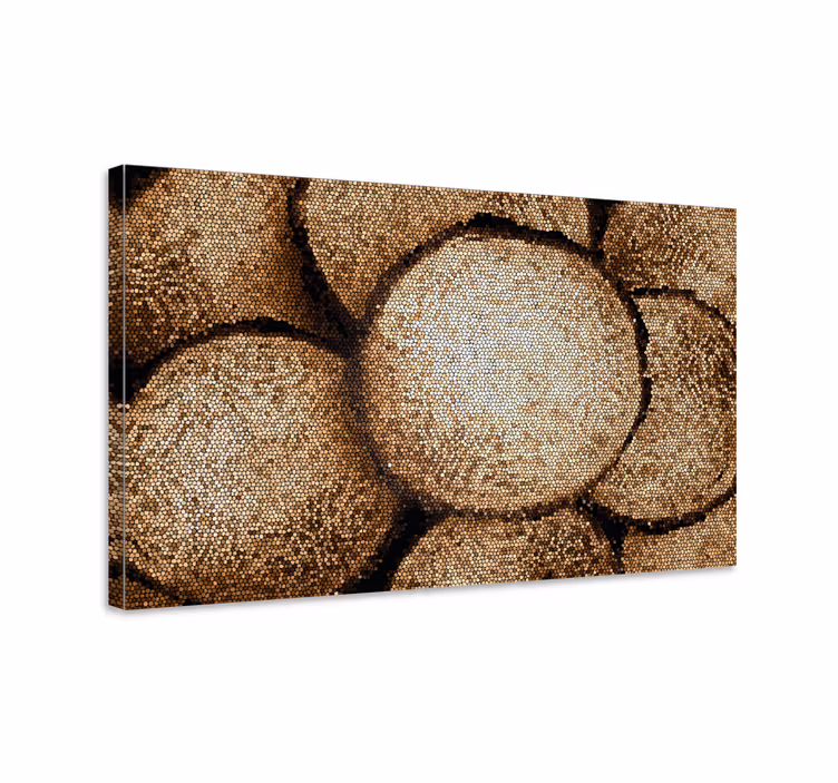 Buddha wall art mosaic buddha profile - TenStickers