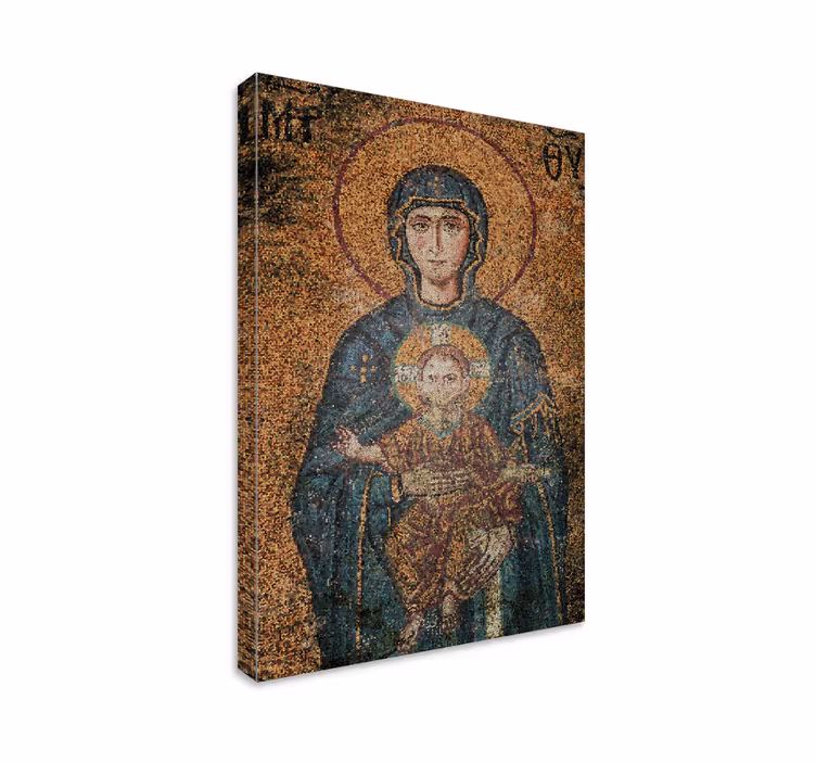 Ancient byzantine mosaic canvas prints - TenStickers
