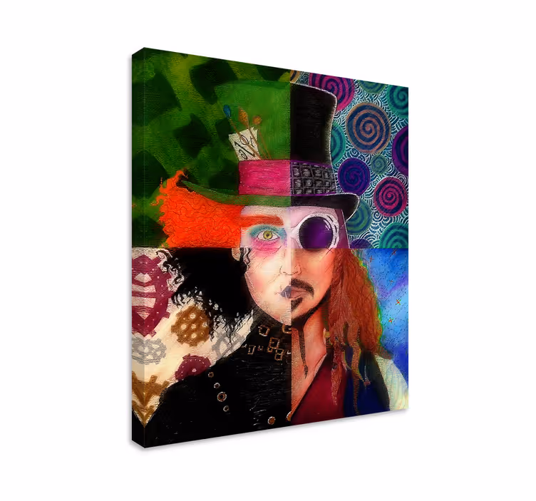 Johnny Depp character canvas prints - TenStickers