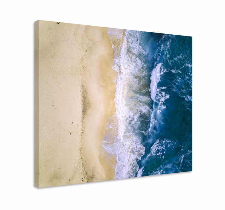 Nautical canvas art ocean wave tranquility - TenStickers