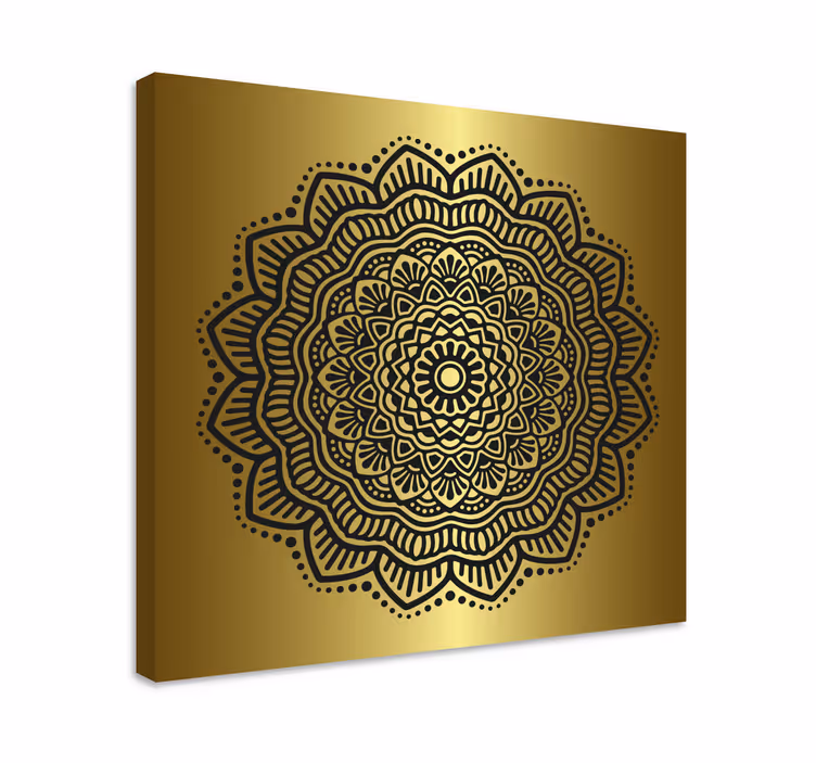 Mandala entrance hall canvas art - TenStickers