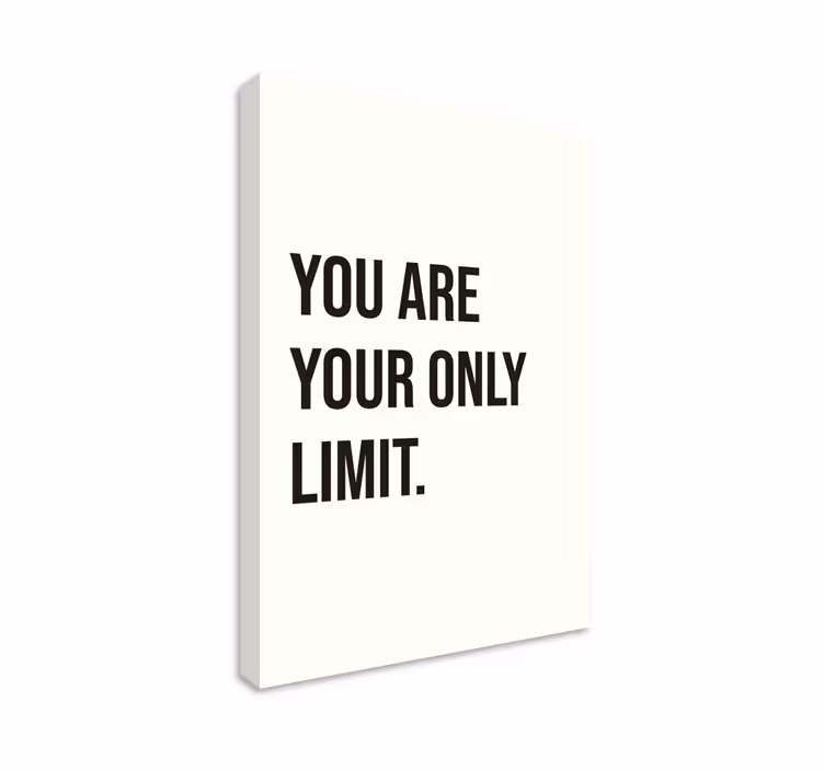Simple inspirational text Office wall prints - TenStickers