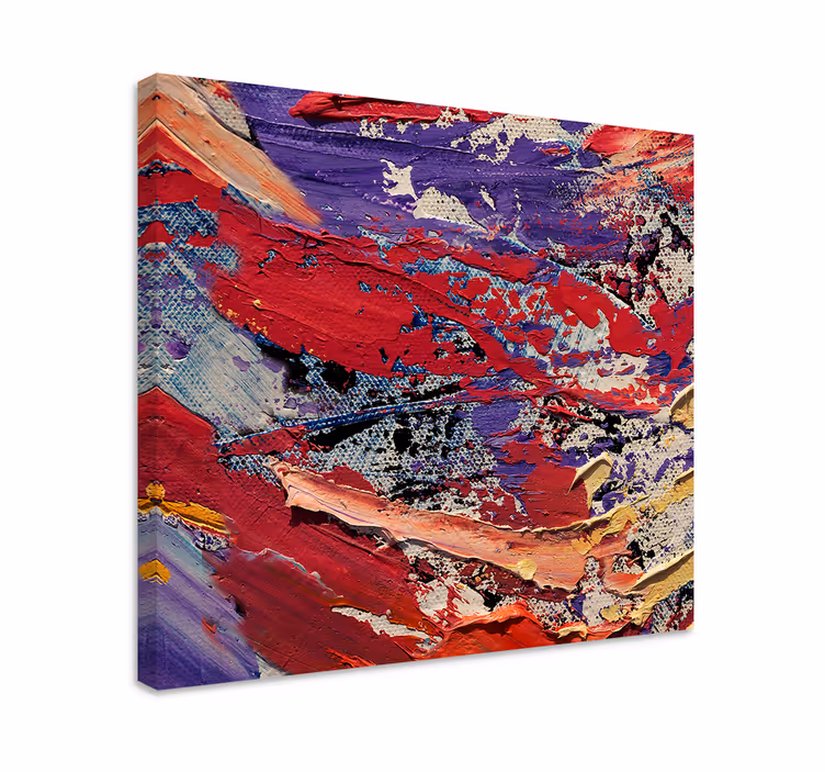 Splash colors painting  canvas art prints - TenStickers