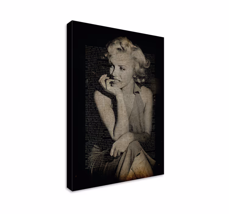 People canvas classic hollywood star - TenStickers