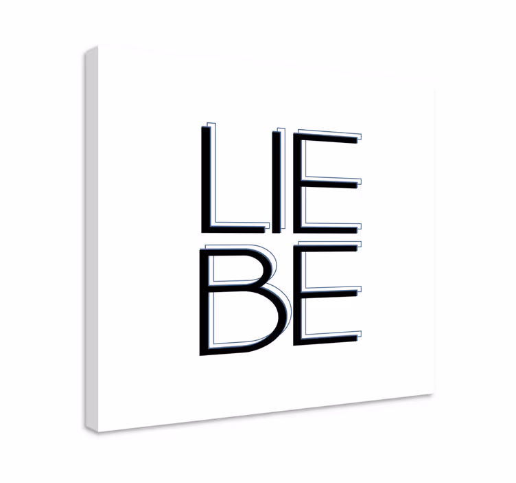 Love  quote canvas wall art - TenStickers