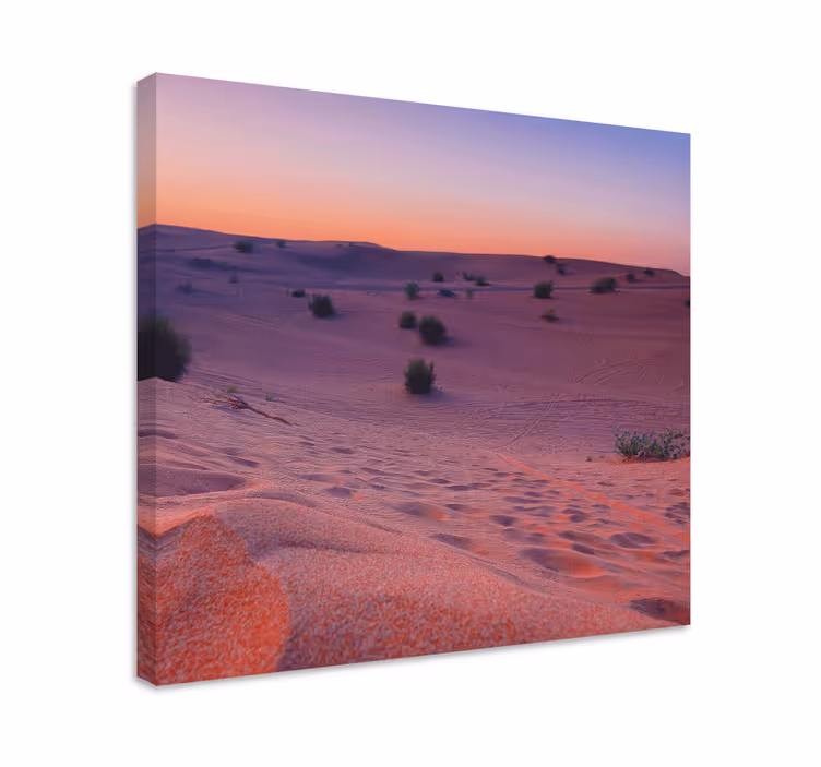 Landscape canvas desert dunes serenity - TenStickers