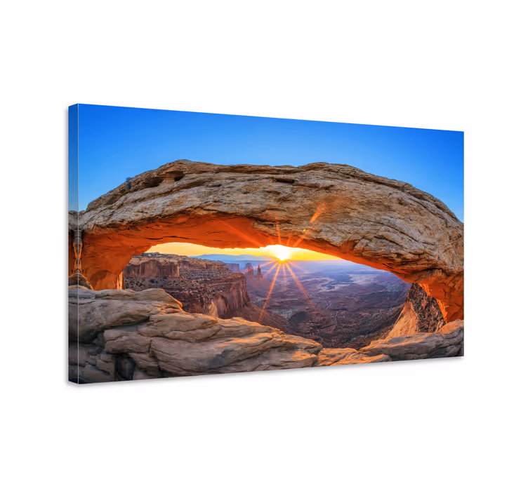 National Park with sunset landscape canvas - TenStickers