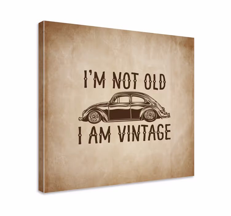 Retro canvas drive it like you stole it - TenStickers