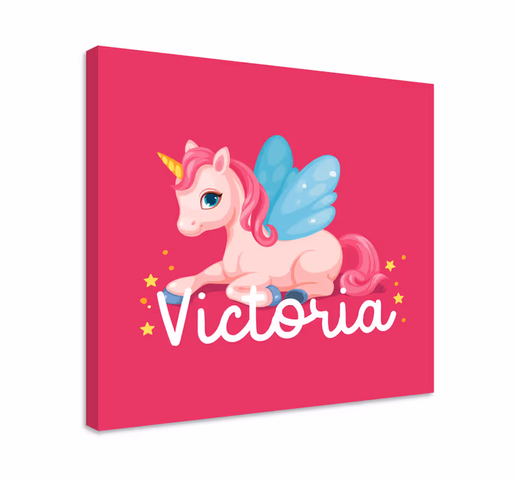 Unicorn pictures framed cute fantasy creature - TenStickers