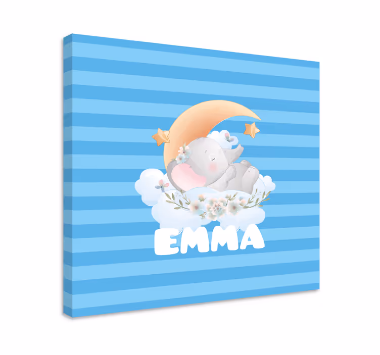 Cocktail canvas elephant dreams - TenStickers