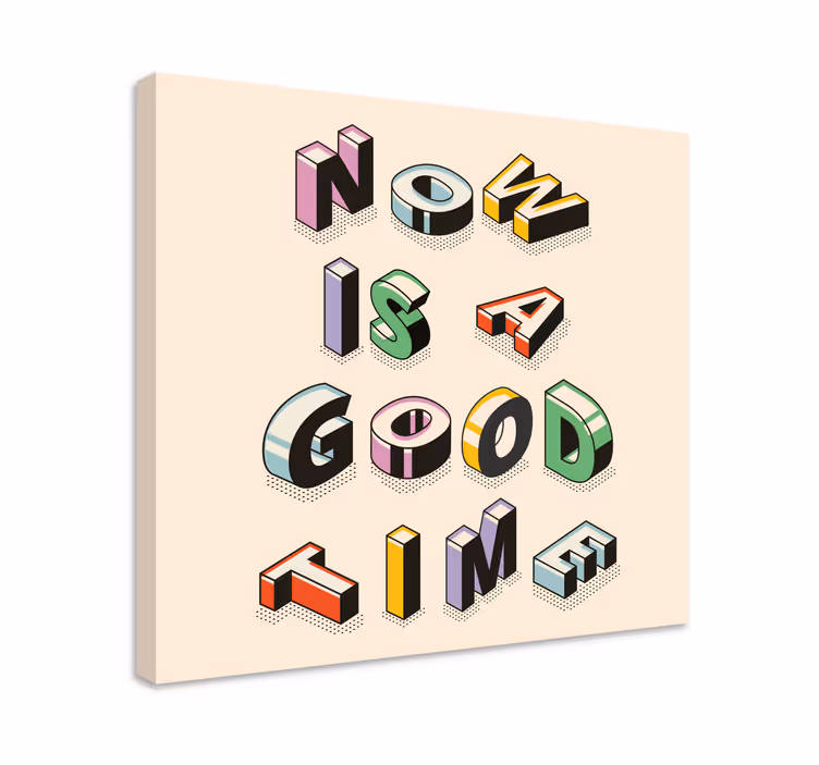 Quote canvas inspirational text art - TenStickers