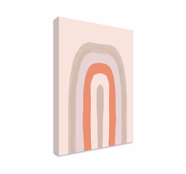 Abstract wall art 1 soft arch design - TenStickers