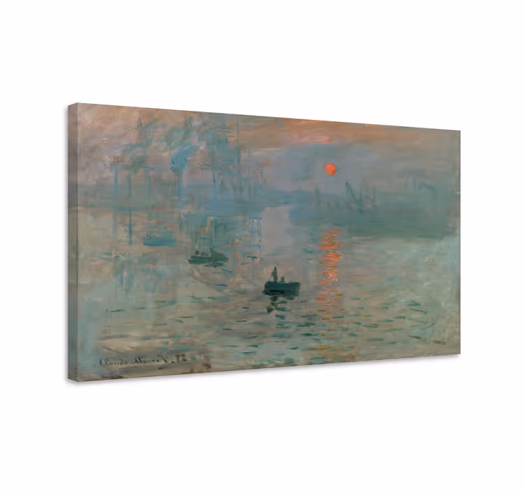 Monet's Impression Sunrise canvas art - TenStickers