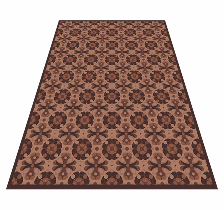 "Mocha Mousse" tile carpet - TenStickers
