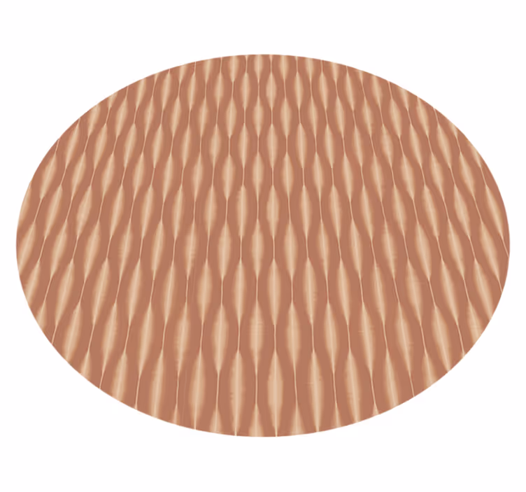 "Ikat Kasuri" Mocha Mousse modern rug - TenStickers