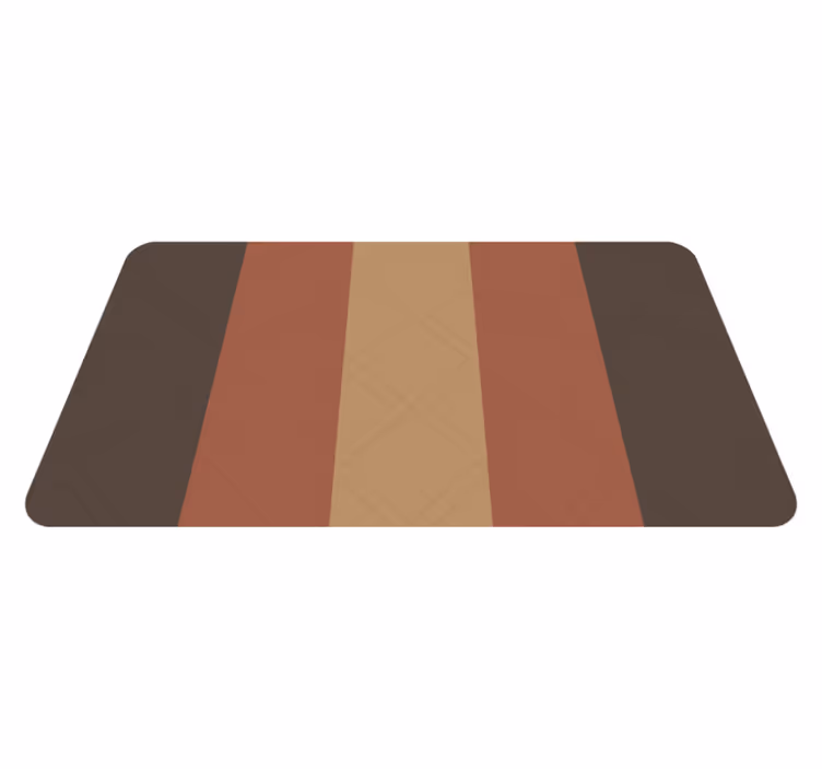 Colourful stripes bathroom mat - TenStickers