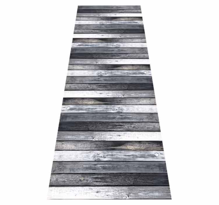 Wood texture kitchen mat - TenStickers