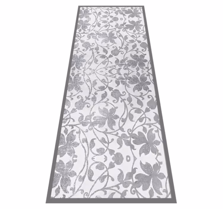 Cement Damask kitchen mat - TenStickers