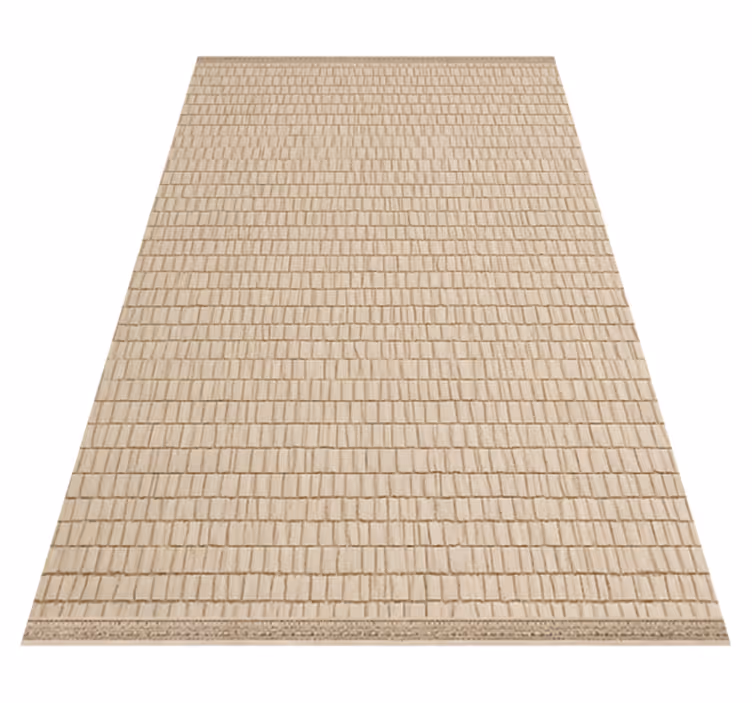Woven rattan texture outdoor rug - TenStickers
