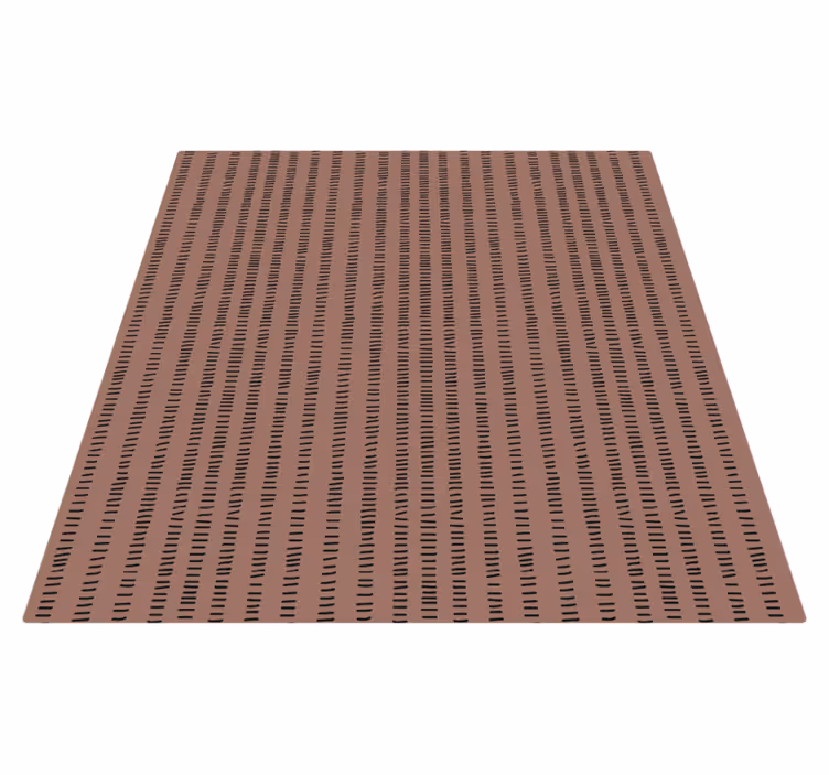 Dash line design outdoor rug - TenStickers
