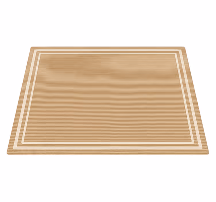 Woven border imitation outdoor rug - TenStickers
