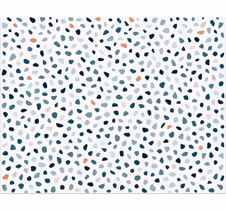 Small colorfull stones kitchen mat - TenStickers