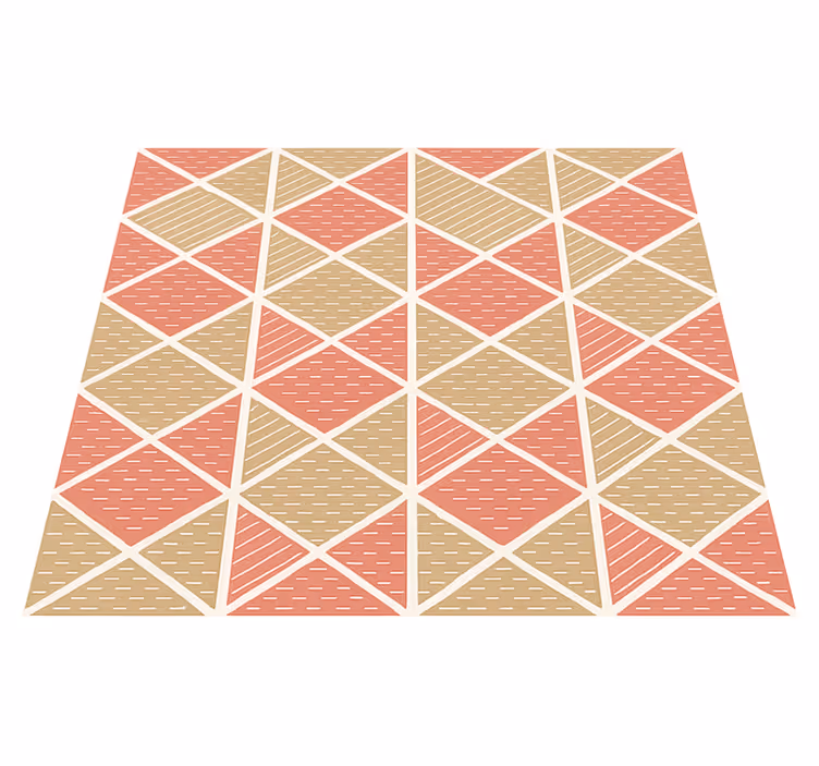 Graphic Scandinavian Style dining room rug - TenStickers