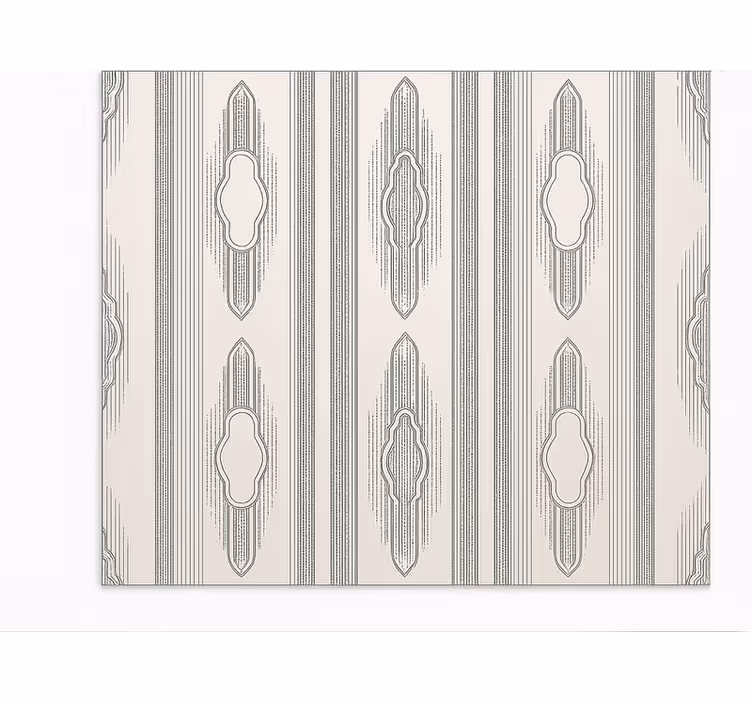 Intricate Ethnic Geometry dining room rug - TenStickers