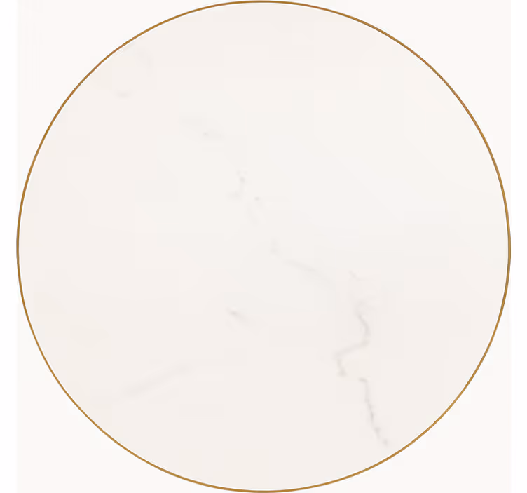 White Marble Vein dining room rug - TenStickers