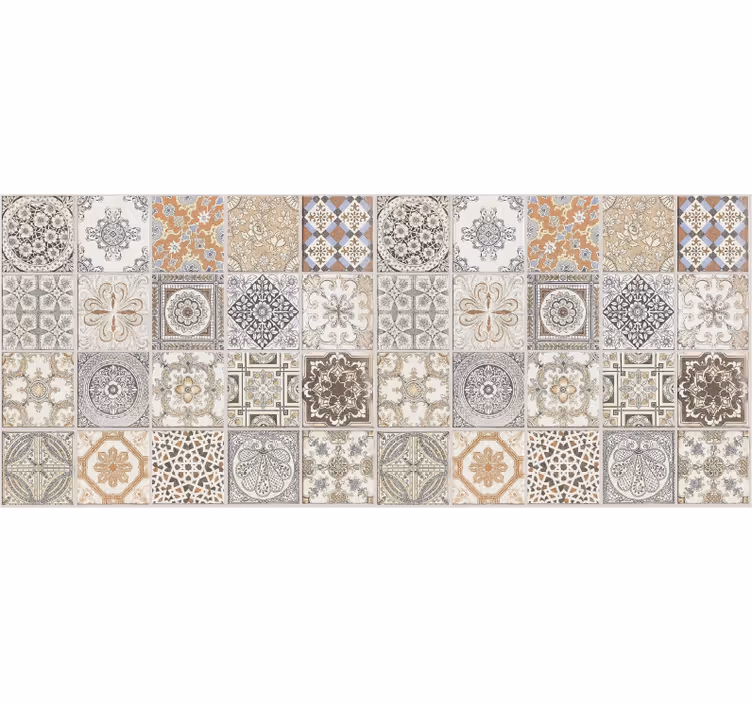 Persian Tiles CREARREDA mosaic rug - TenStickers