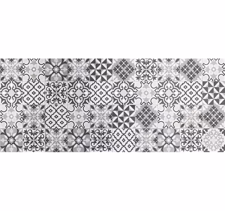 Crearreda  Gris tile carpet - TenStickers