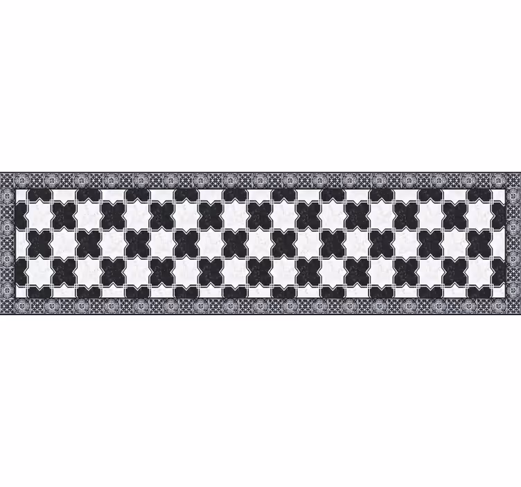 Marble chess tile carpet - TenStickers
