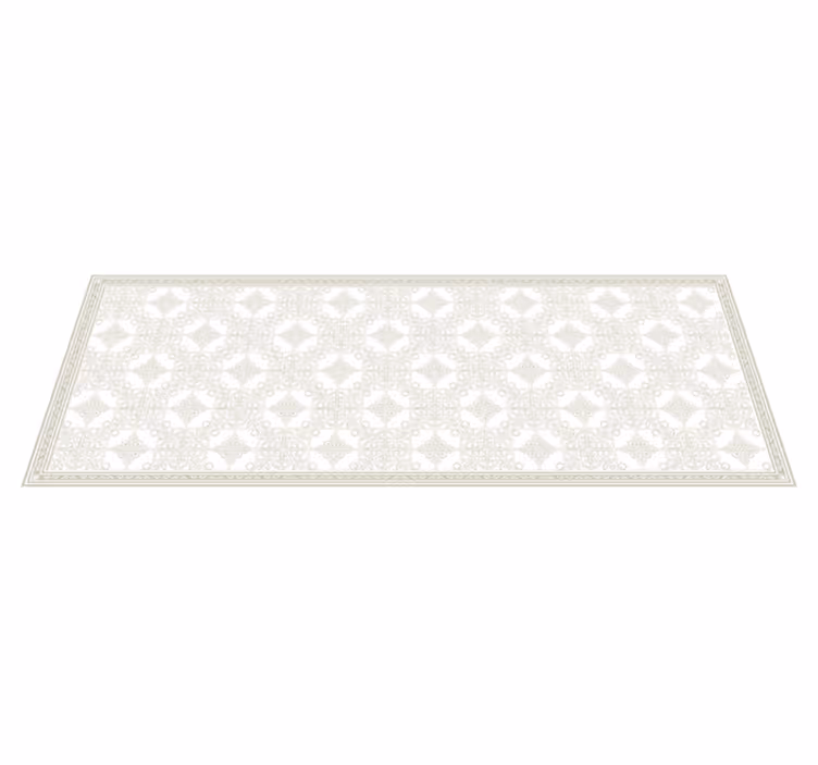 Kitchen vinyl mat in classic vanilla color - TenStickers