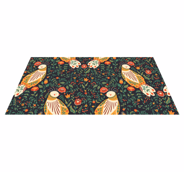 Animal mat inspired by polish folklore - TenStickers