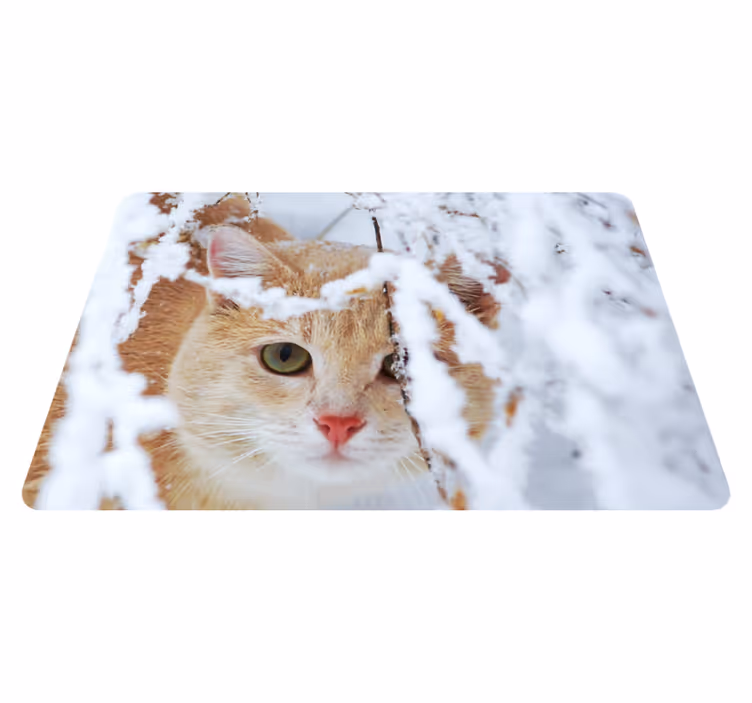 Animal mat cat with stalactite design - TenStickers