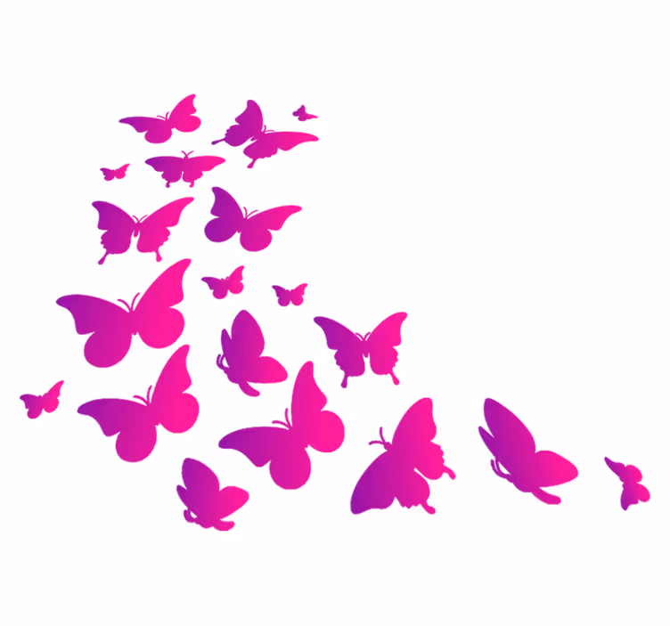 Animal mat window butterfly - TenStickers