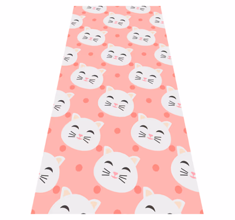 Funny little cats animal mat - TenStickers