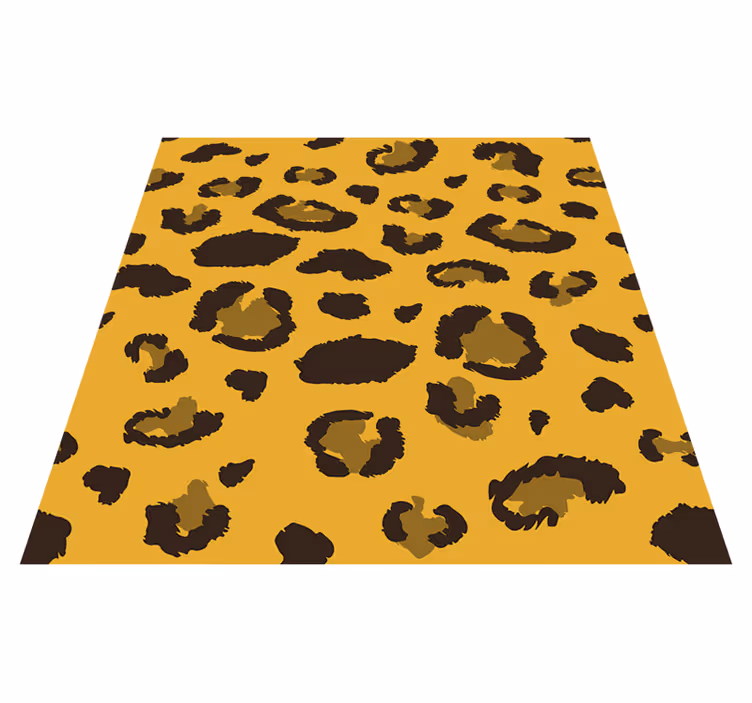 Leopard animal print animal mat - TenStickers