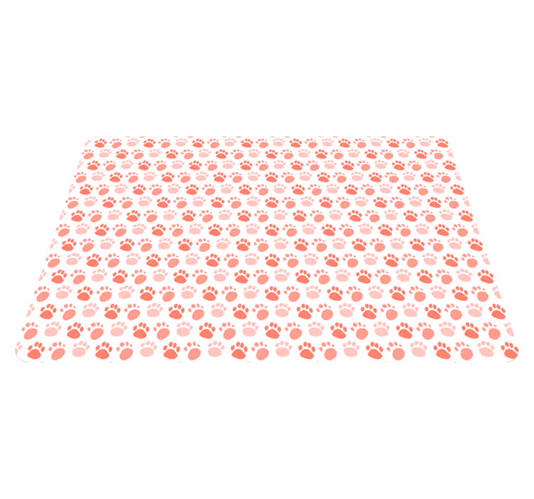 Animal mat dog paw prints - TenStickers