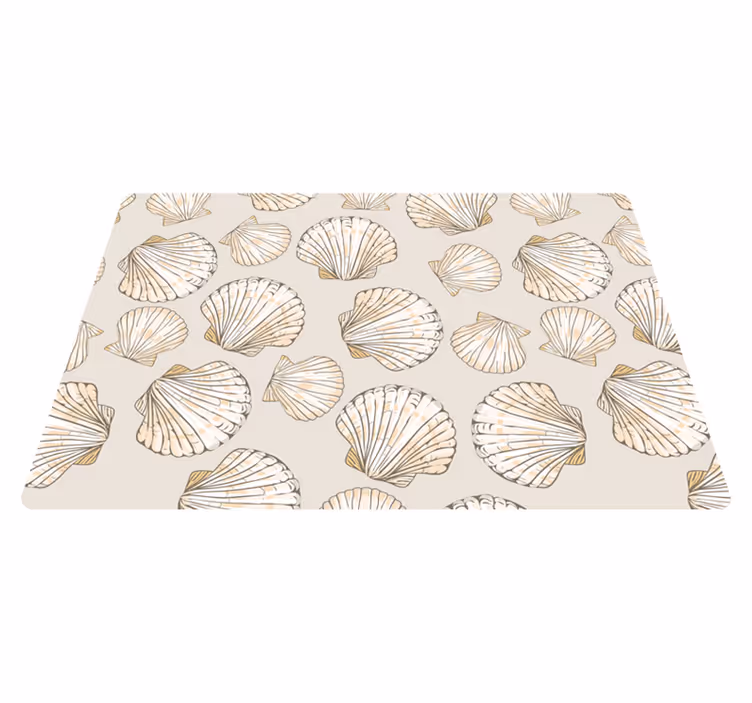 Animal mat big and small seashells - TenStickers