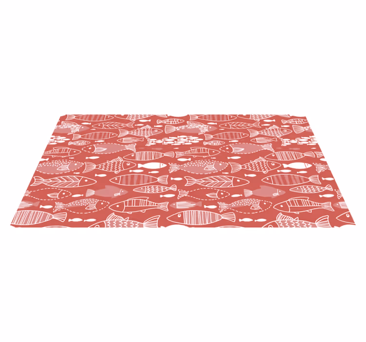 Animal mat for many fish under the sea - TenStickers