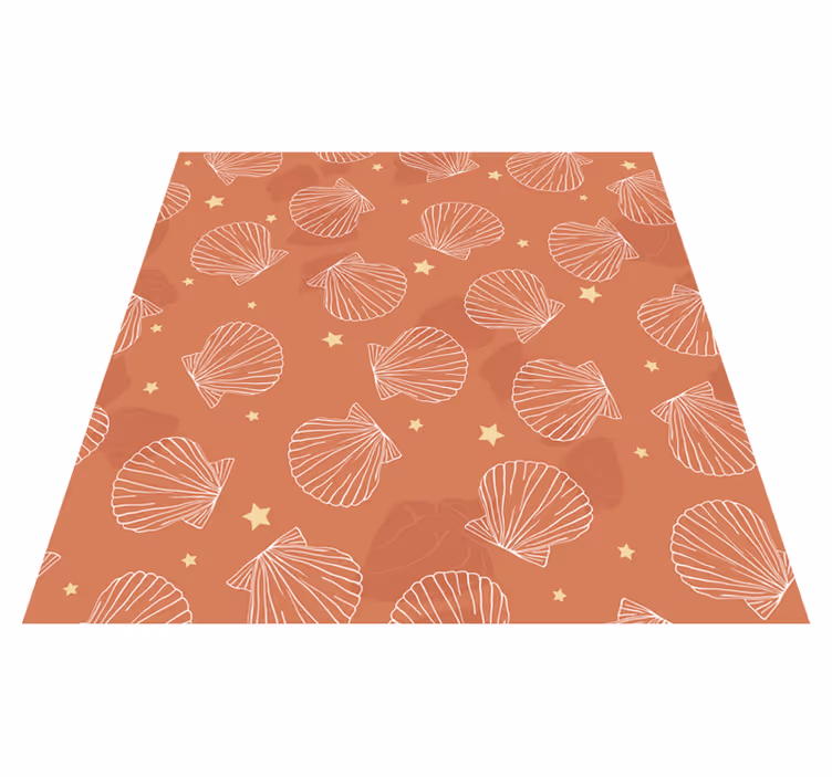 Animal mat seashells and stars design - TenStickers
