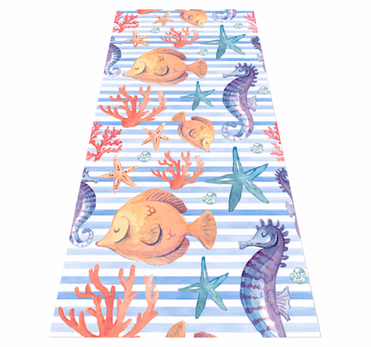 Animal mat ocean creature tiles - TenStickers